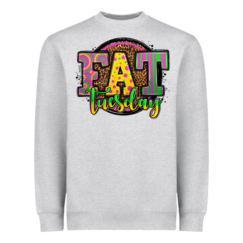 Mardi Gras Fat Tuesday Heavyweight Sweatshirt by OliviaCreatesArt | Teevron