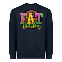 Navy mardi gras fat tuesday Heavyweight Sweatshirt - OliviaCreatesArt