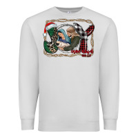 Dove Grey joy Christmas Premium Sweatshirt - CowhideDigitalArt