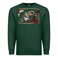 Sports Green joy Christmas Premium Sweatshirt - CowhideDigitalArt
