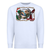 White joy Christmas Premium Sweatshirt - CowhideDigitalArt