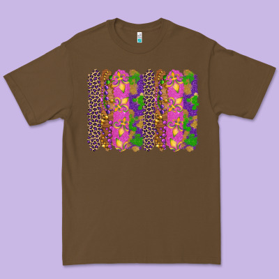Mardi Gras Brushstrokes Premium Tee Designed By Ranaportraitstore