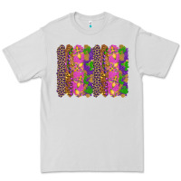 Dove Grey mardi gras brushstrokes Premium Tee - RanaPortraitStore