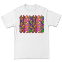 White mardi gras brushstrokes Premium Tee - RanaPortraitStore