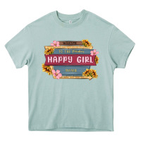 Arona welcome to the fabulous happy girl avenue Heavy Core Tee - MaliasSmallBusiness