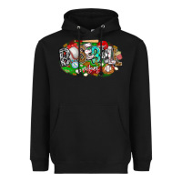 Black baseball vibes Heavyweight Hoodie - CowhideDigitalArt