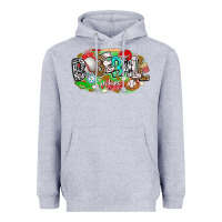 Heather Grey baseball vibes Heavyweight Hoodie - CowhideDigitalArt