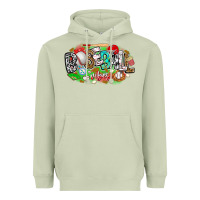 Matcha baseball vibes Heavyweight Hoodie - CowhideDigitalArt