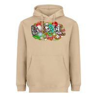 Mushroom baseball vibes Heavyweight Hoodie - CowhideDigitalArt