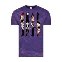 Cloud Purple knives horror movie friday halloween horror ghost Vintage Tee - trangStudio