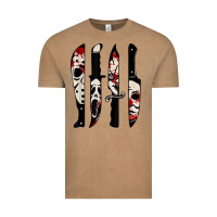 Vintage Coffee knives horror movie friday halloween horror ghost Vintage Tee - trangStudio