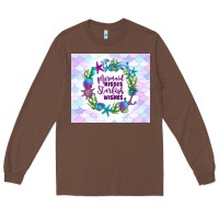 Chestnut mermaid kisses starfish wishes Long Sleeve Tee - TumblerDesignByShophia