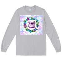 Moon Dust mermaid kisses starfish wishes Long Sleeve Tee - TumblerDesignByShophia