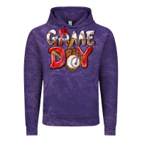 Cloud Purple Game day Baseball Vintage Hoodie - NancyCooperArtShop