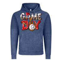 Vintage Denim Game day Baseball Vintage Hoodie - NancyCooperArtShop