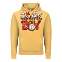 Vintage Mustard Game day Baseball Vintage Hoodie - NancyCooperArtShop