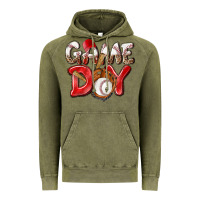 Vintage Olive Game day Baseball Vintage Hoodie - NancyCooperArtShop
