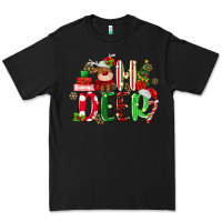 Black oh deer reindeer Premium Tee - MaliasSmallBusiness