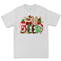 Dove Grey oh deer reindeer Premium Tee - MaliasSmallBusiness