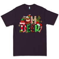Plum oh deer reindeer Premium Tee - MaliasSmallBusiness