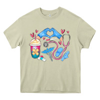 Mossy nurse life Heavy Core Tee - MaliasSmallBusiness