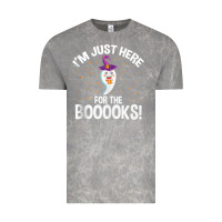 Cloud Rock teacher halloween bookworm just here for the boooks ghost tank top Vintage Tee - trangStudio