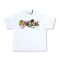White mardi gras principal Urban Heavy Tee - texasbilliewilder
