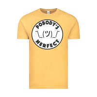 Vintage Mustard Pobody's Nerfect Retro Classic Funny Nobody's Perfect Vintage Tee - trangStudio