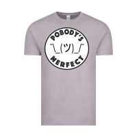Vintage Zinc Pobody's Nerfect Retro Classic Funny Nobody's Perfect Vintage Tee - trangStudio