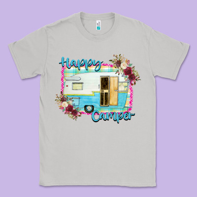 Happy Camper Classic Tee Designed By Bettercallsaul