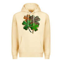 Pina Colada leopard shamrock Premium Hoodie - FaDigitalArtStudio