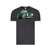Vintage Black MG MGB roadster personalized caricature YOK94J family Vintage Tee - trangStudio
