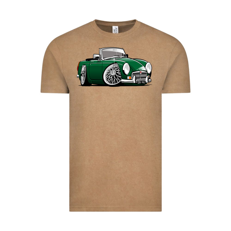 Mg Mgb Roadster Personalized Caricature Yok94j Family Vintage Tee by trangStudio | Teevron