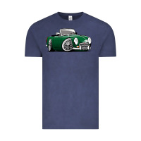 Vintage Denim MG MGB roadster personalized caricature YOK94J family Vintage Tee - trangStudio
