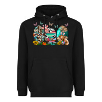 Black easter easter eggs Heavyweight Hoodie - CowhideDigitalArt