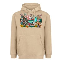 Mushroom easter easter eggs Heavyweight Hoodie - CowhideDigitalArt