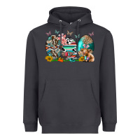 Smoke easter easter eggs Heavyweight Hoodie - CowhideDigitalArt