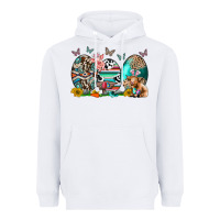 White easter easter eggs Heavyweight Hoodie - CowhideDigitalArt