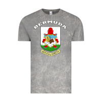 Cloud Rock Bermuda Coat of Arms Souvenir Gift Flag Bermudian Vintage Tee - trangStudio