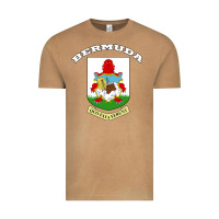 Vintage Camel Bermuda Coat of Arms Souvenir Gift Flag Bermudian Vintage Tee - trangStudio