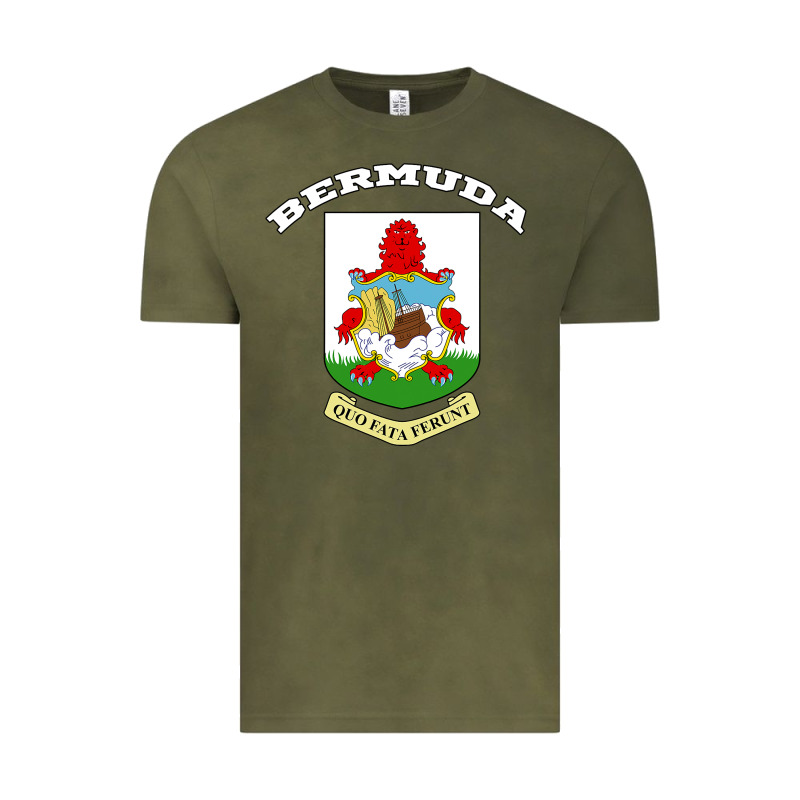 Bermuda Coat Of Arms Souvenir Gift Flag Bermudian Vintage Tee by trangStudio | Teevron