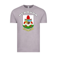 Vintage Zinc Bermuda Coat of Arms Souvenir Gift Flag Bermudian Vintage Tee - trangStudio