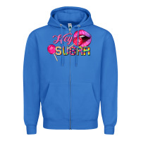 True Royal hey sugar valentine's day Zipper Hoodie - FaDigitalArtStudio