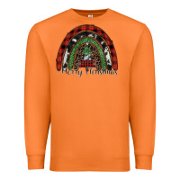 Carrot Merry Christmas rainbow Premium Sweatshirt - CowhideDigitalArt
