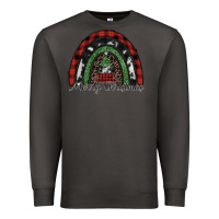 Smoke Merry Christmas rainbow Premium Sweatshirt - CowhideDigitalArt