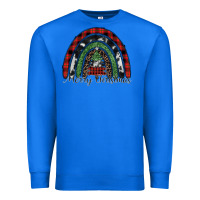 True Royal Merry Christmas rainbow Premium Sweatshirt - CowhideDigitalArt
