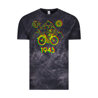 Cloud Black Bicycle Day 1943 LSD Acid Hofmann Trip Vintage Tee - trangStudio