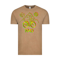 Vintage Coffee Bicycle Day 1943 LSD Acid Hofmann Trip Vintage Tee - trangStudio
