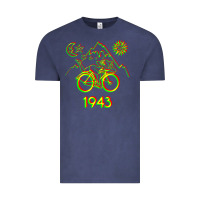 Vintage Denim Bicycle Day 1943 LSD Acid Hofmann Trip Vintage Tee - trangStudio