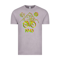 Vintage Zinc Bicycle Day 1943 LSD Acid Hofmann Trip Vintage Tee - trangStudio